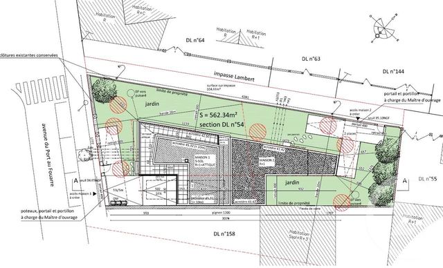 terrain à vendre - 667.0 m2 - ST MAUR DES FOSSES - 94 - ILE-DE-FRANCE - Century 21 Acv
